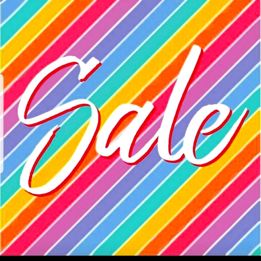 Flash sale! Time to destash! 
Limited time buy 1 get 2 free.